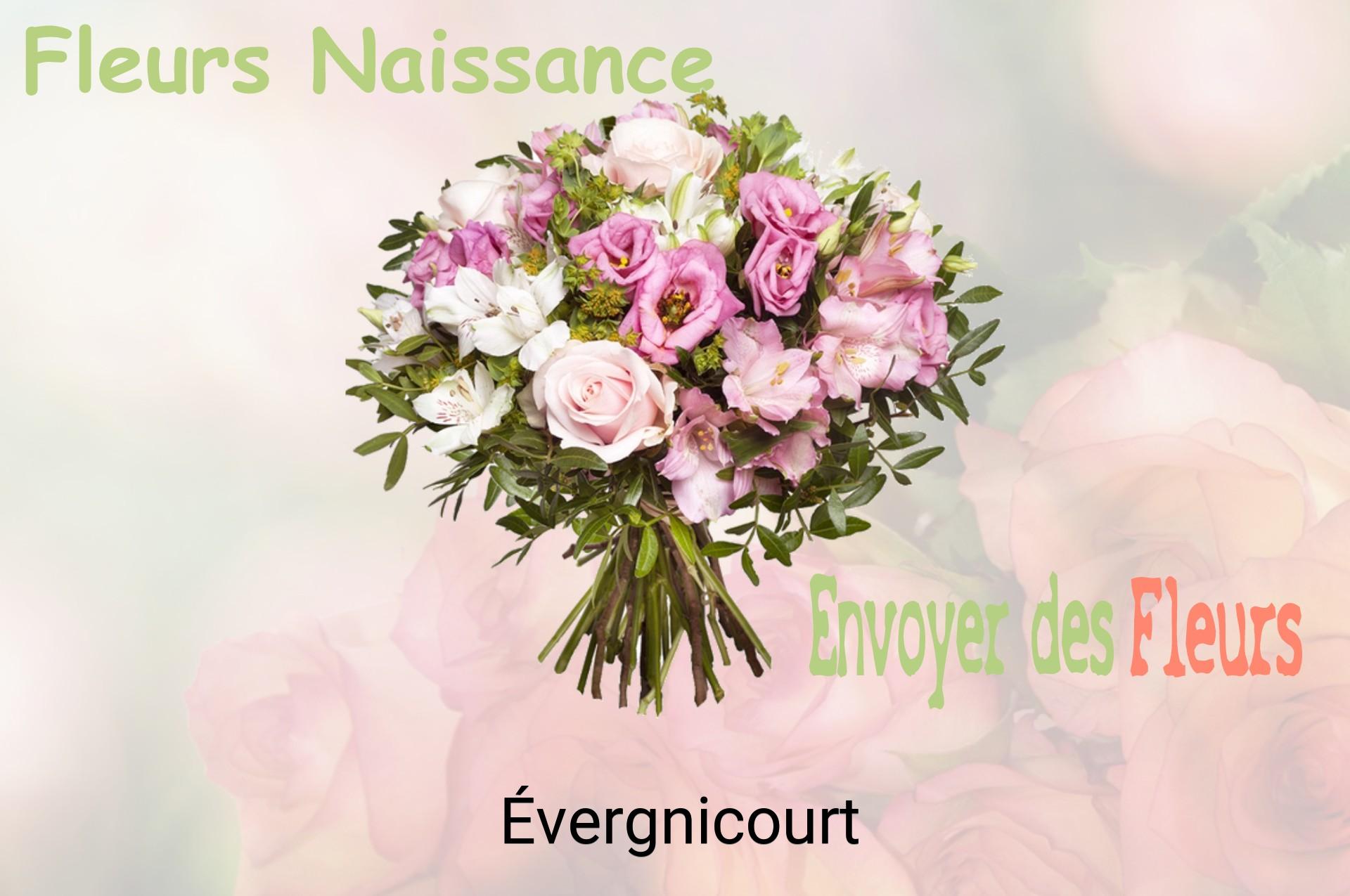 Bouquet de fleurs de naissance livré à Évergnicourt